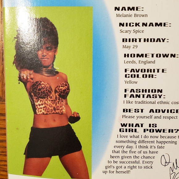 1997 Galoob Spice Girls doll Scary Spice NEW SEALED BOX Mel B. Girl Power tour - Picture 5 of 7